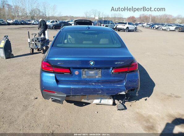 WBA73BJ02MCG03214 2021 BMW 5 SERIES Blue 
