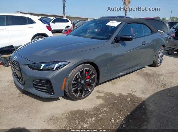 WBA73DB04SCU37993 2025 BMW M4 Gray Передня ліва чверть