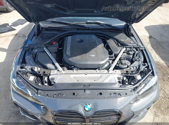 WBA73DB04SCU37993 2025 BMW M4 Gray Вид ззаду