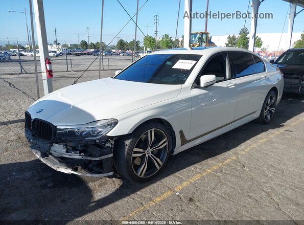 WBA7E2C34HG741365 2017 BMW 7 SERIES White Front left