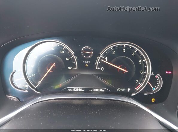 WBA7E2C53GG546969 2016 BMW 7 SERIES White უკანა სავარძლების ხედი