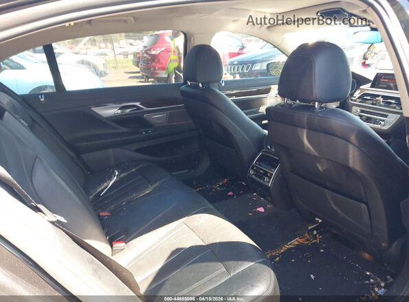 WBA7E2C53KB454590 2019 BMW 7 SERIES Black Vista de la etiqueta del VIN