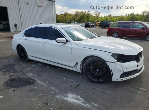 WBA7E2C54KB217719 2019 BMW 7 SERIES White Передня права чверть