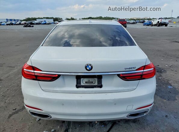 WBA7E2C54KB217719 2019 BMW 7 SERIES White Вид ззаду