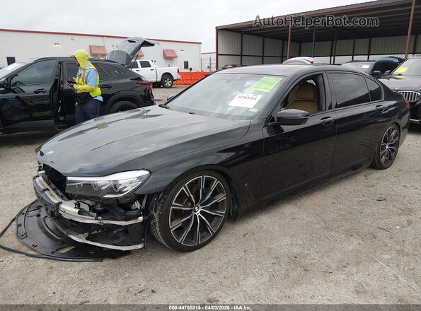 WBA7E2C57HG740535 2017 BMW 7 SERIES Black Передня ліва чверть
