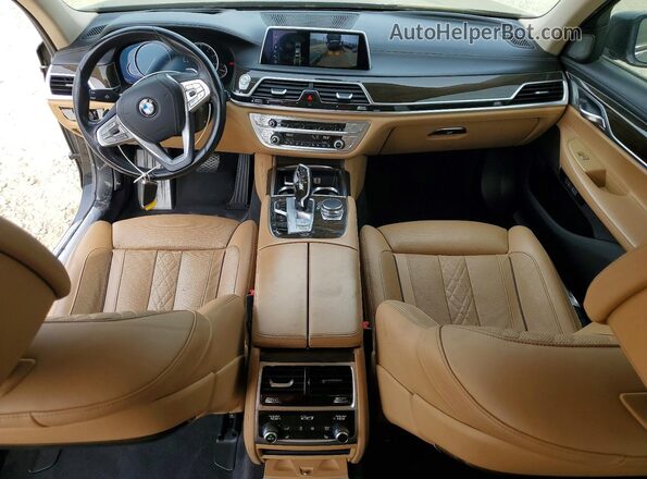 WBA7E2C58GG547552 2016 BMW 7 SERIES Black Առջևի վահանակի տեսք