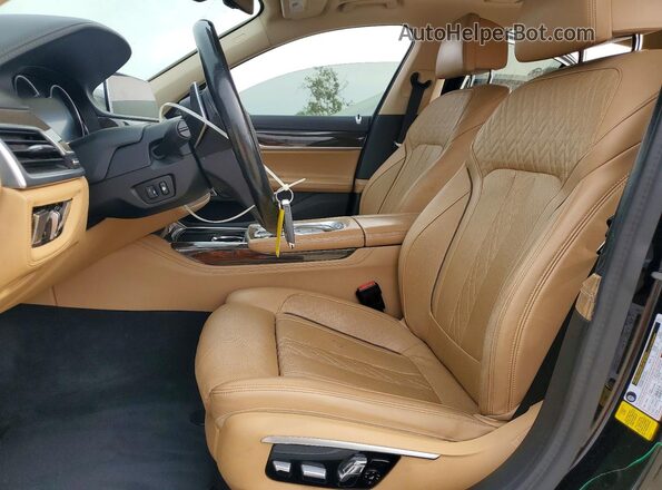 WBA7E2C58GG547552 2016 BMW 7 SERIES Black Սալոնի դիմացի տեսք