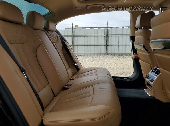 WBA7E2C58GG547552 2016 BMW 7 SERIES Black Հետևի նստատեղերի տեսք