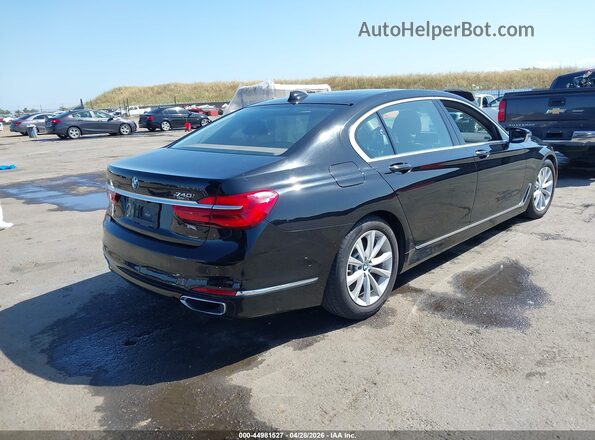 WBA7E2C58GG547616 2016 BMW 7 SERIES Black Tył prawy