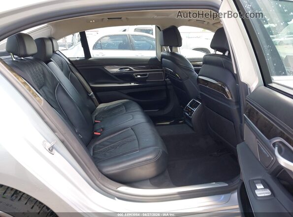 WBA7F0C50KGM25875 2019 BMW 7 SERIES Silver VIN sticker view