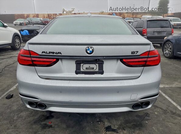 WBA7F2C33HG543826 2017 BMW ALPINA Серебряный Вид сзади