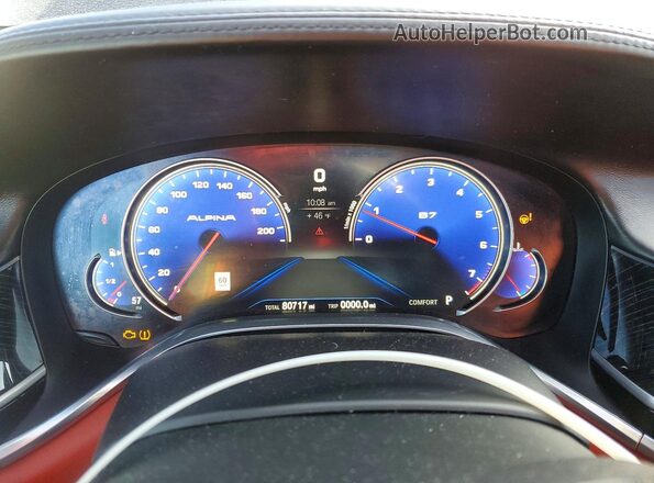 WBA7F2C34HG856027 2017 BMW ALPINA Black Instrument cluster view