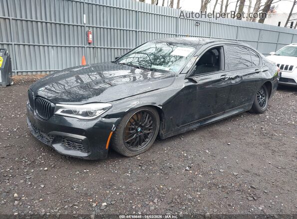 WBA7F2C52KB239277 2019 BMW 7 SERIES Black Передня ліва чверть