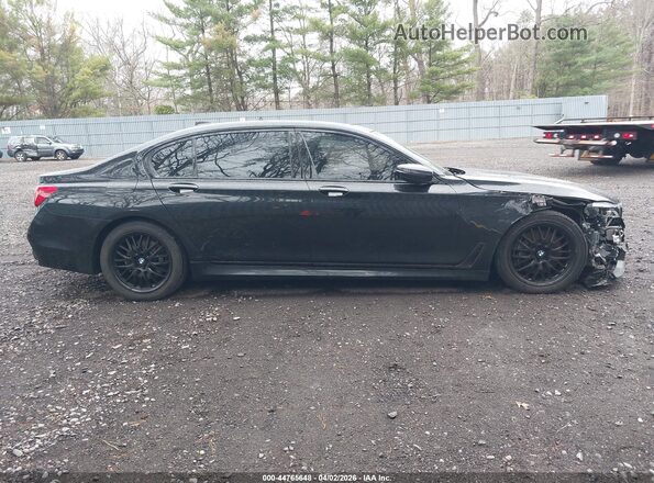 WBA7F2C52KB239277 2019 BMW 7 SERIES Black Вид задньої частини салону