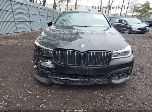 WBA7F2C52KB239277 2019 BMW 7 SERIES Black Вид щитка приладів