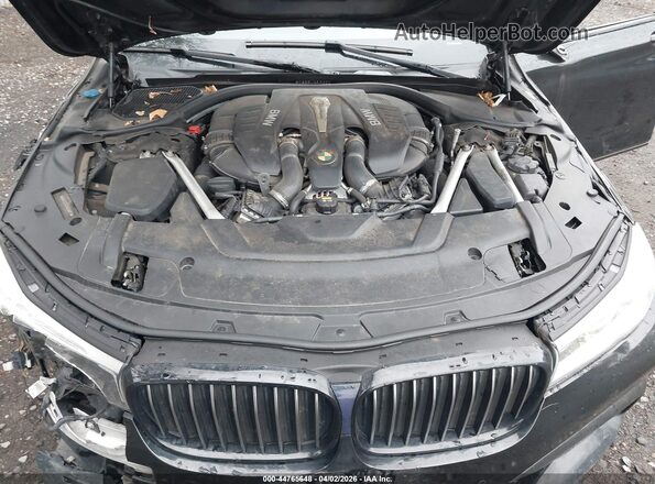 WBA7F2C52KB239277 2019 BMW 7 SERIES Black Вид ззаду