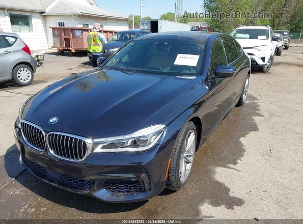 WBA7F2C55GG416902 2016 BMW 7 SERIES Blue Front left