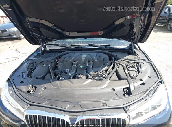 WBA7F2C55GG416902 2016 BMW 7 SERIES Blue Rear view