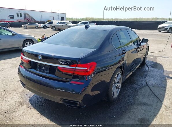 WBA7F2C55GG416902 2016 BMW 7 SERIES Blue Rear right