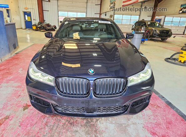 WBA7F2C58HG422064 2017 BMW 7 SERIES Blue Vista frontal