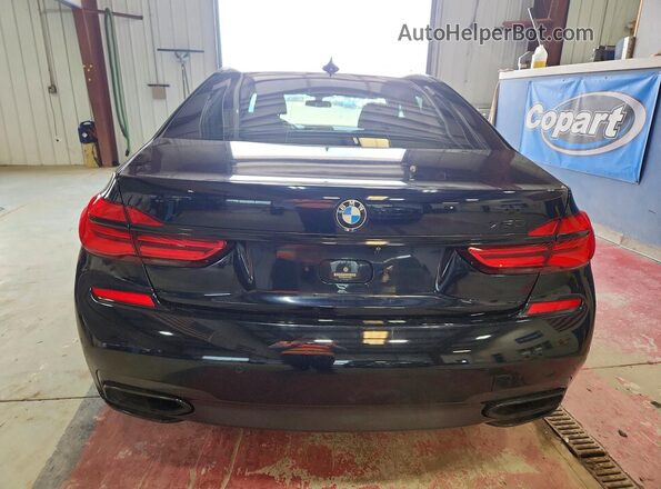 WBA7F2C58HG422064 2017 BMW 7 SERIES Blue Vista trasera