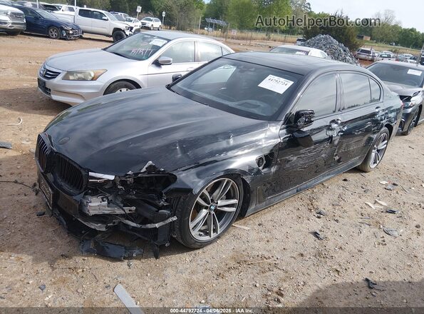 WBA7J2C50JB246337 2018 BMW 7 SERIES Black Առջևի ձախ երեք քառորդ տեսարան