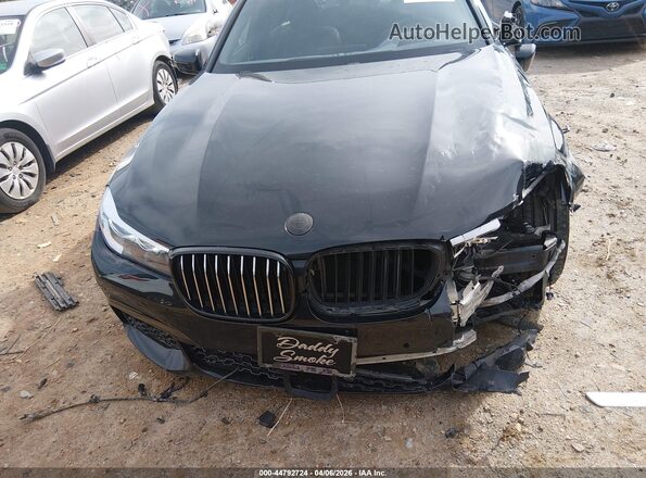WBA7J2C50JB246337 2018 BMW 7 SERIES Black Դիմացի տեսք