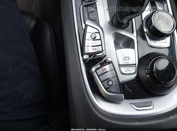WBA7J2C50JB246337 2018 BMW 7 SERIES Black Առջևի վահանակի տեսք