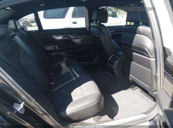 WBA7T2C00NCJ50934 2022 BMW 7 SERIES Black Widok naklejki z numerem VIN