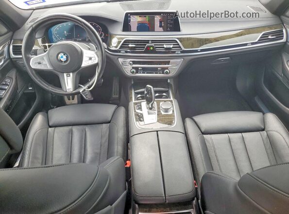 WBA7T2C02NCH05885 2022 BMW 7 SERIES Black Առջևի վահանակի տեսք