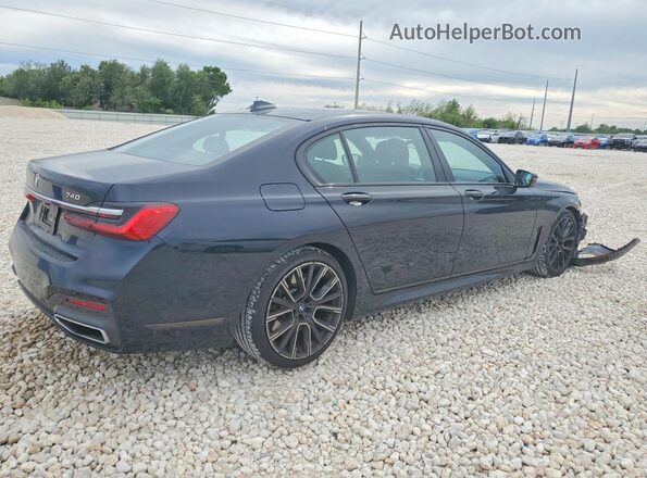 WBA7T2C02NCH05885 2022 BMW 7 SERIES Black Հետևի աջ