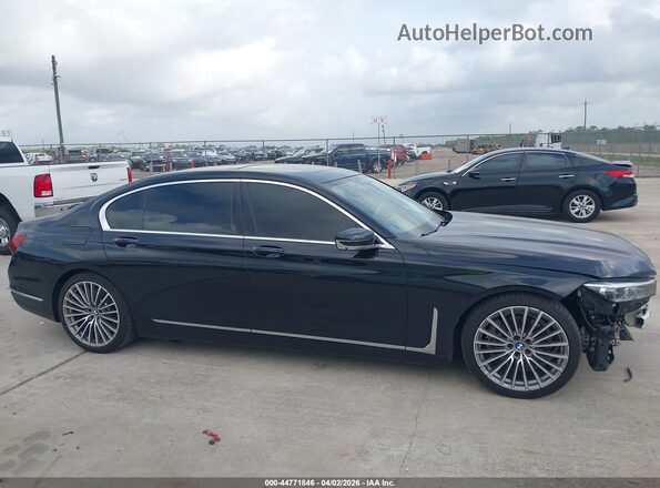 WBA7T2C03MCG03803 2021 BMW 7 SERIES Black უკანა სალონის ხედი