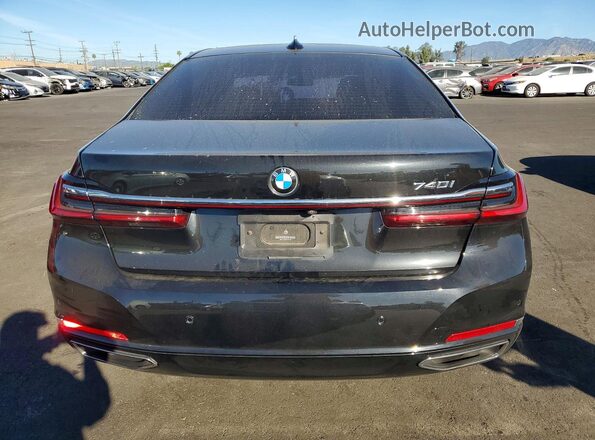 WBA7T2C04MCF01460 2021 BMW 7 SERIES Black უკანა ხედი
