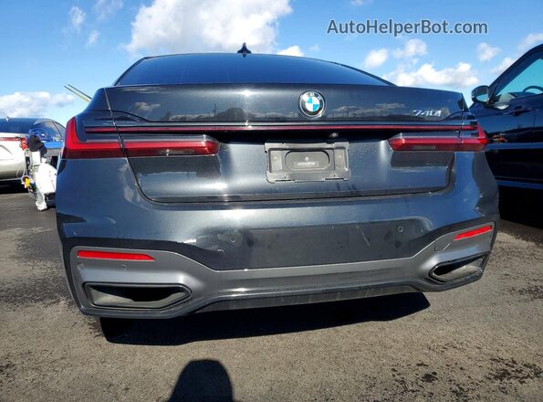 WBA7T2C05MCF41157 2021 BMW 7 SERIES Black Вид ззаду
