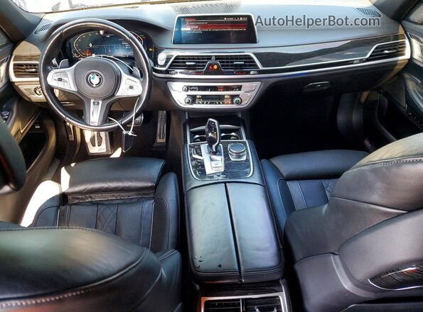 WBA7T2C05MCF41157 2021 BMW 7 SERIES Black Вид панелі приладів