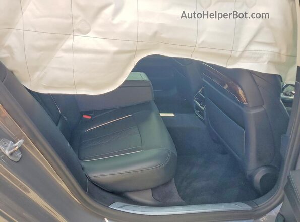 WBA7T2C0XLCD75734 2020 BMW 7 SERIES Gray Вид задніх сидінь