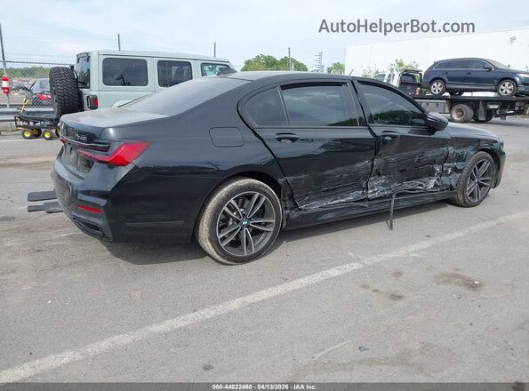 WBA7T4C01NCH09857 2022 BMW 7 SERIES Black Rear right