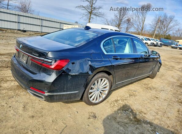 WBA7T4C01NCH19286 2022 BMW 7 SERIES Black Tył prawy