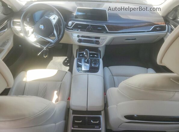 WBA7U2C00MCE65960 2021 BMW 7 SERIES White Widok deski rozdzielczej