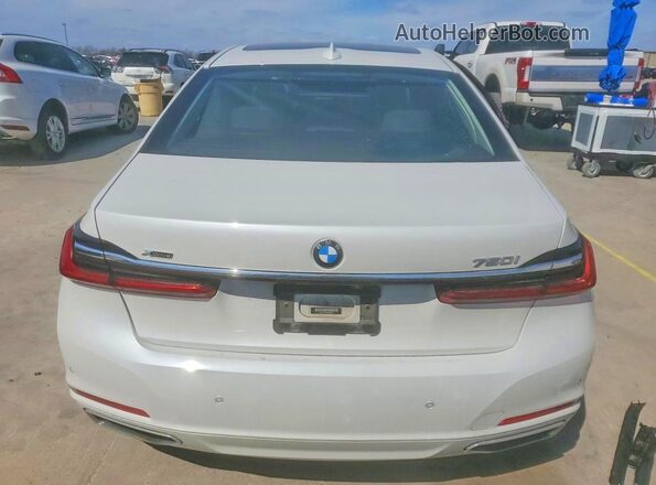 WBA7U2C00MCE65960 2021 BMW 7 SERIES White Widok z tyłu
