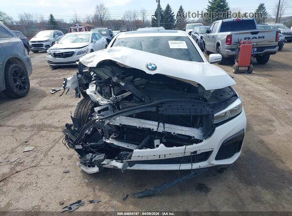 WBA7U2C00MCF42391 2021 BMW 7 SERIES White წინა პანელის ხედი