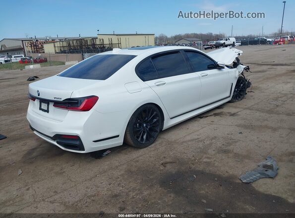 WBA7U2C00MCF42391 2021 BMW 7 SERIES White უკანა მარჯვენა