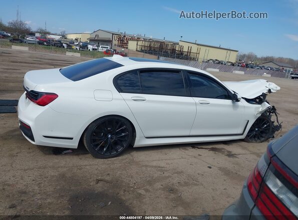 WBA7U2C00MCF42391 2021 BMW 7 SERIES White ხელსაწყოთა პანელის ხედი