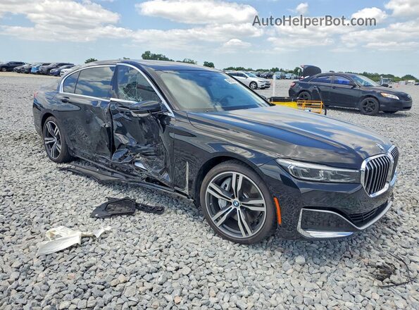 WBA7U2C00MCG07126 2021 BMW 7 SERIES Черный Передняя правая четверть
