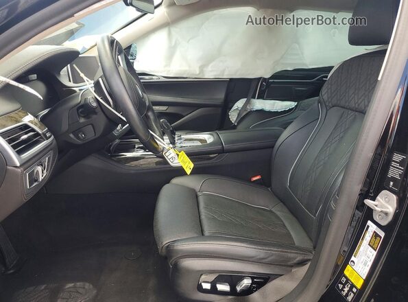 WBA7U2C00MCG07126 2021 BMW 7 SERIES Черный Вид салона спереди