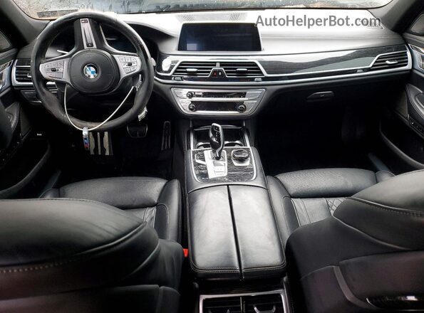 WBA7U2C01NCH00982 2022 BMW 7 SERIES White Widok deski rozdzielczej