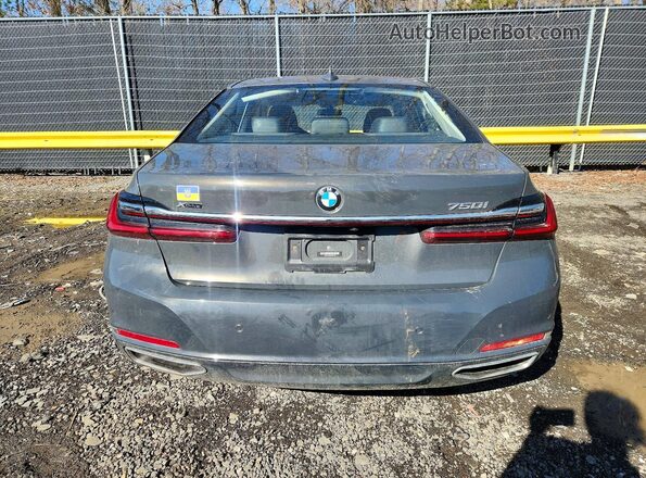 WBA7U2C05NCG82406 2022 BMW 7 SERIES Gray Vista trasera
