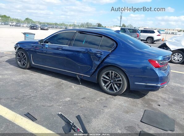 WBA7U2C09MCF58587 2021 BMW 7 SERIES Blue უკანა მარცხენა