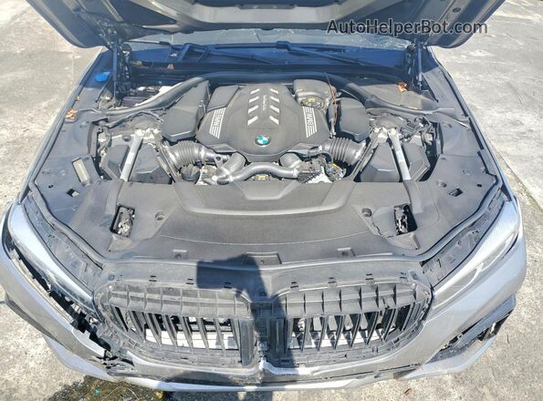 WBA7U2C09NCH36855 2022 BMW 7 SERIES Gray Widok wnętrza z tyłu