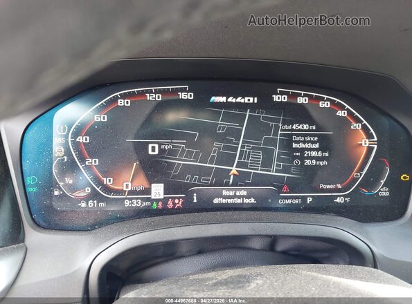 WBA83AP02NCH84788 2022 BMW M4 Black Հետևի նստատեղերի տեսք